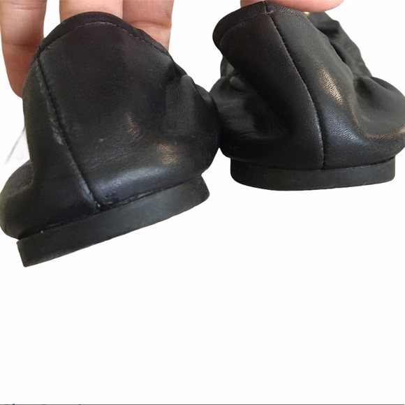 MARC JACOBS Black Leather Cat Ballet Flats 9 - Picture 10 of 13